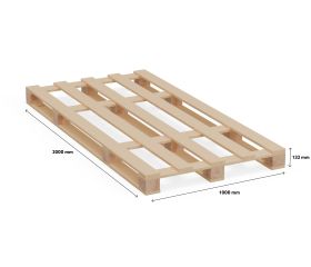 Maatwerk pallet 100x200cm