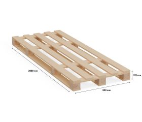Maatwerk pallet 80x200cm