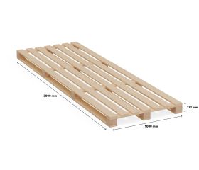 Maatwerk pallet - groot - 300x100cm