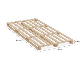 Maatwerk pallet - groot - 260x120cm